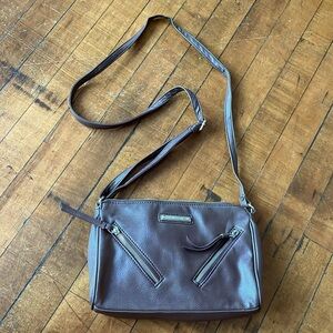 Nine West brown crossbody purse